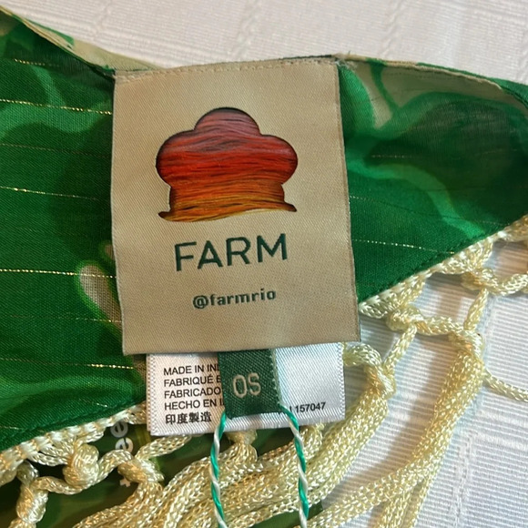 Anthropologie Farm Rio Tropical Groove Beach Wrap Boho One Size NWT - Picture 7 of 10